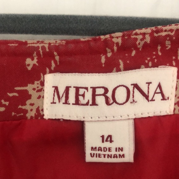 Merona Houndstooth Dress Size 14 - Picture 2 of 6